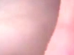 Buttplug in white lingerie