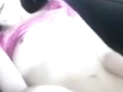 Legal Age Teenager masturbates in her car