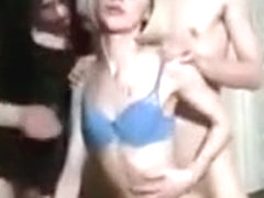 Two girlsy boys in mens cock