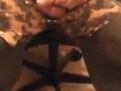 nlboots - cumming in rubber camo and waders