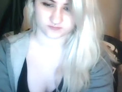 Busty amateur blonde solo Part 02