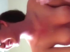 Amazing Young Brunette Teen Gives Handjob & Great