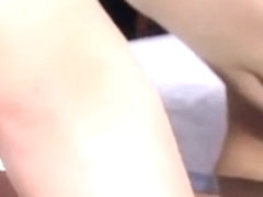 Beautiful shemale teases and masturbates