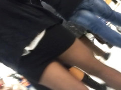 girl with mini skirt