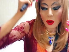 sissy girl niclo sexy heavy makeup