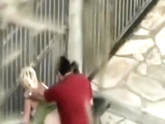 Unaware couple fucking while I am doing this clip