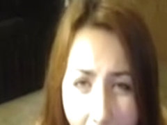 Sucking my favorite toy in private milf video clip