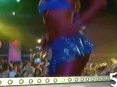 Hot young dancer sluts upskirt on tv