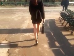 spy sexy teens skirt and feet romanian
