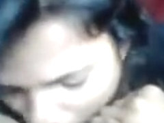 Indian Chick Giving Her Man Head POV
