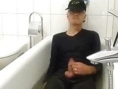 Pee and Cum in soaked leather