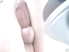 lady-boy handsfree cumshots slowmo