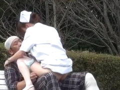 Incredible Japanese girl Mai Tsuruta in Crazy Outdoor, Nurse JAV clip