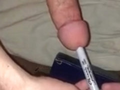 penis insertion using sharpie