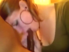 Deep home cock sucking