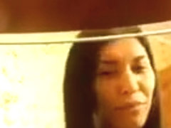 russian presenting her new clothes