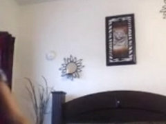 Thick asian plays plays and rides dildo