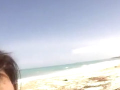 Masturbation and anal on the beach
