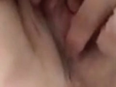 MILF masturbates her big wet pussy