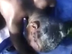 African Slut Gets Fucked Hard By A Stiff White Dick