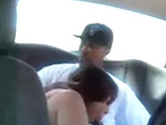 Nitobe's Cuckold Vault: Another black sucked off by white bitch in backseat