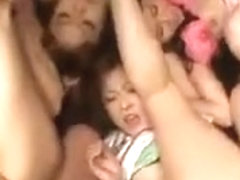 Four Japanese Girls Orgy Asian Porn Clip