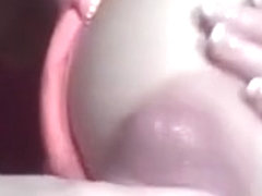 Wife with worthwhile boobs gives charming oral-stimulation