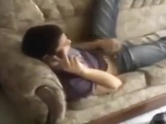 Roommate Caught Masturbating on Couch
