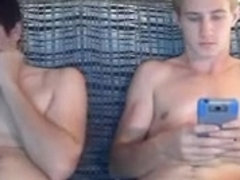 2 Super Hot Bisexual Greek Boys Are Jerking Their Big Cocks