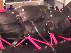 Rugby Jock in Bondage Sack