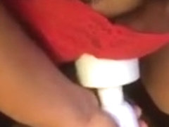 Hands free crossdresser orgasam