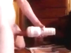 Cum On Some Mags Using A Fleshlight