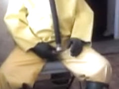 Smokin', wanking and jerking off.