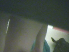 Delicious amateur ass seen on changing room spy camera