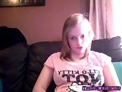 Chubby Teen Gets Freaky On Cam