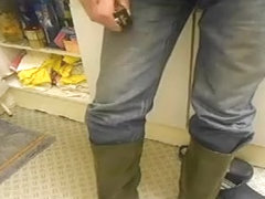 nlboots - green and black boots