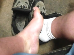 my feet thro the day