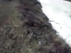 Nacktbaden im Winter