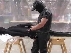 Spandex Spanking And Suckking #1