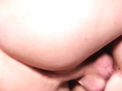 Muscle son oral sex with cumshot