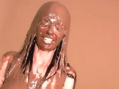 chocolate messy slime