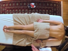 Teen Wanks Masseurs Cock Before Missionary