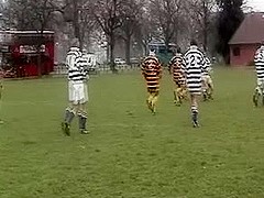 Group gay sex with a sweaty rugby team