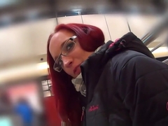 MallCuties - Amateur redhead girl sucking and fucking