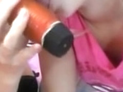 Cute Girl Dressed Up Gives A Vocal Blowjob