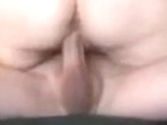 Wife stuffs her love tunnel with schlong and toys during the time that riding.avi