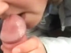 Hot blowjob in the mountains