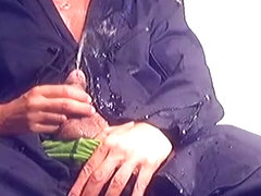 pissplay in black overall