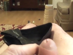 Black Bowtie Peeptoe Flats intro