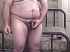 Enormous vibrator play during the time that locked in chastity (1 of two)--REPOST